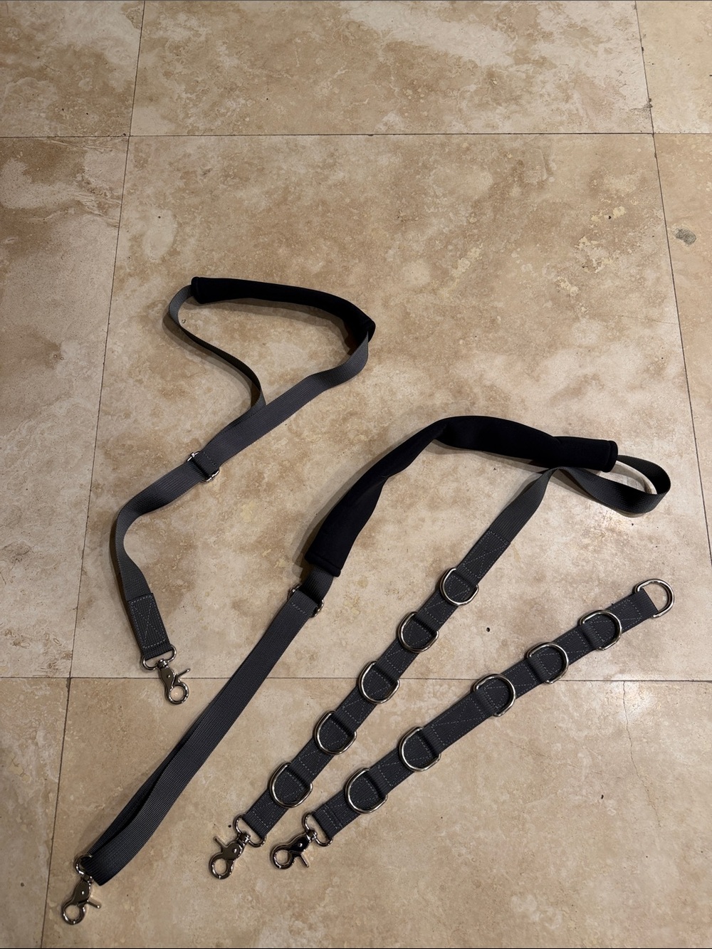 (New) Adjustable Strap with Multiple D-Rings dog leash